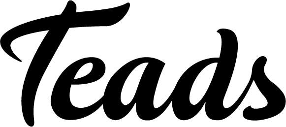 NEW Teads logo Black